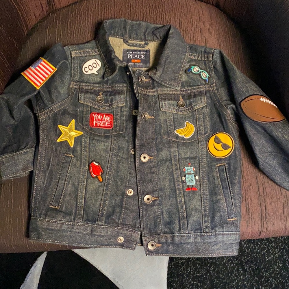 Little boys denim jean jacket
